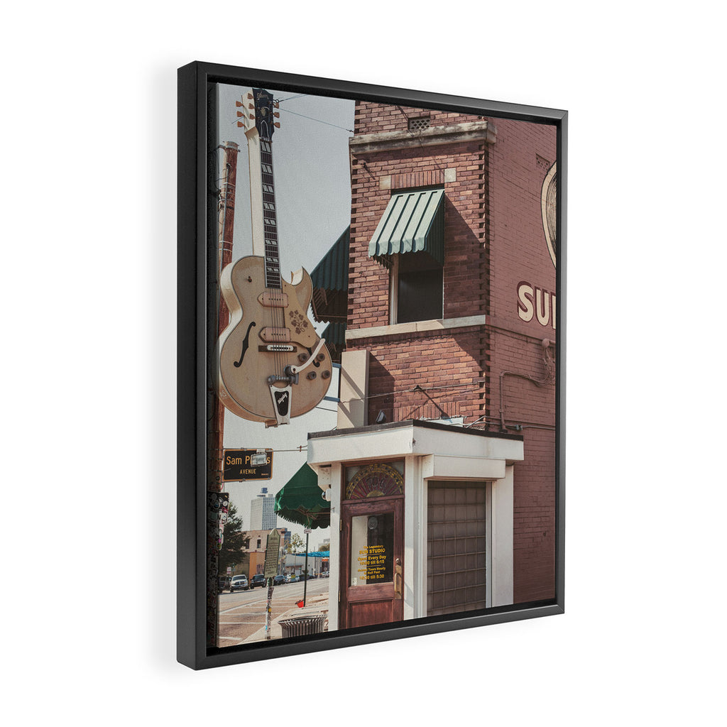 Sun Studio Memphis Tennessee Framed Canvas Print Gallery Image 2