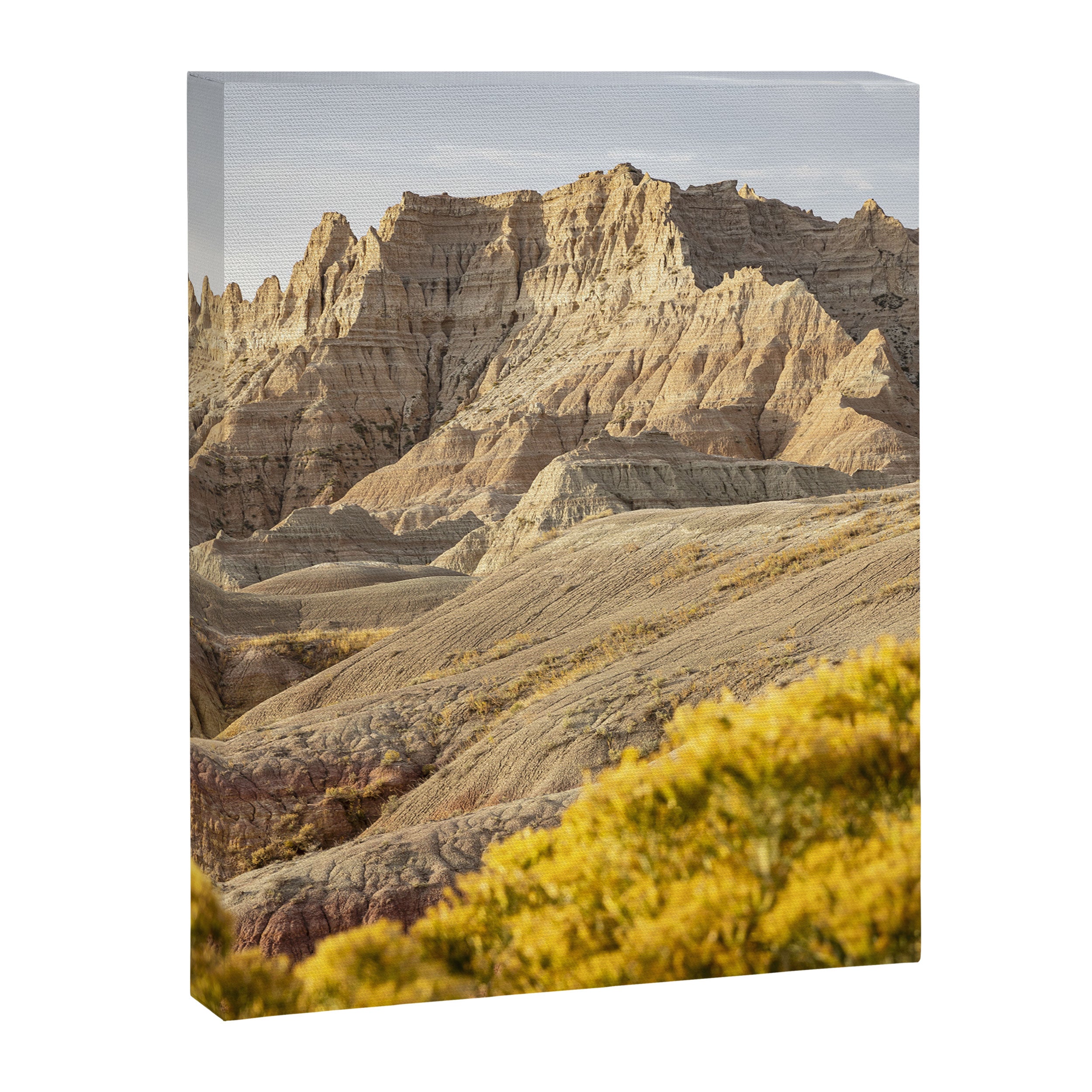 Sunrise over the Badlands x Badlands National Park Photography Canvas Print Gallery Image 6