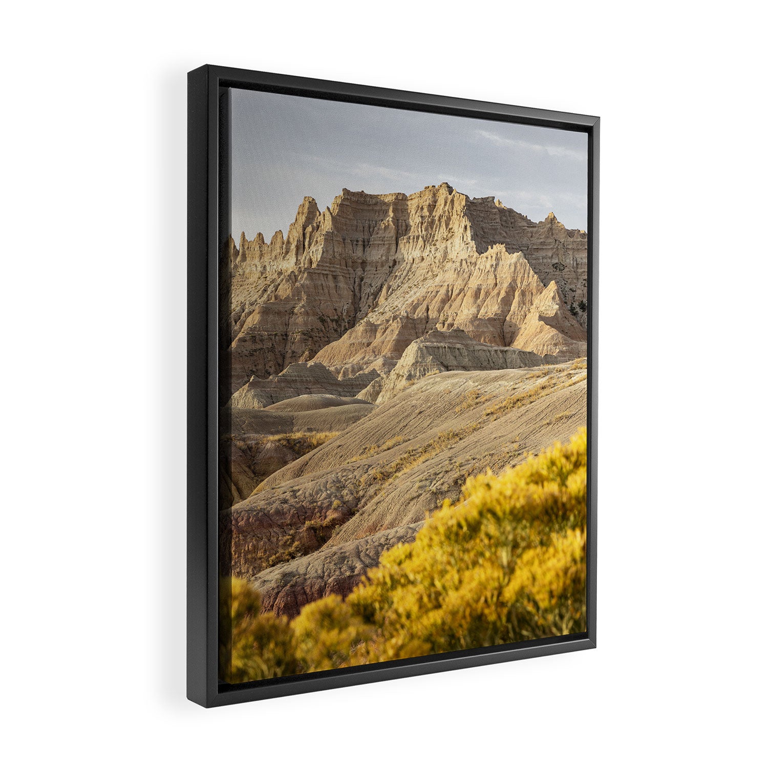 Sunrise over the Badlands x Badlands National Park Photography Framed Canvas Print Gallery Image 2