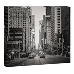 Sunset on 7th (Black and White Version) Canvas Print Gallery Image 14