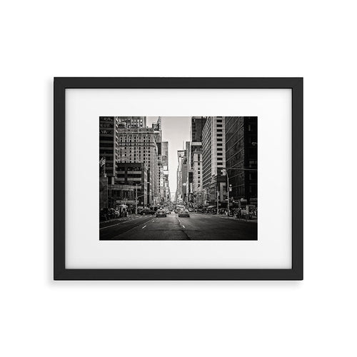 Sunset On 7th (Black And White Version) Framed Art Print Gallery Image 4