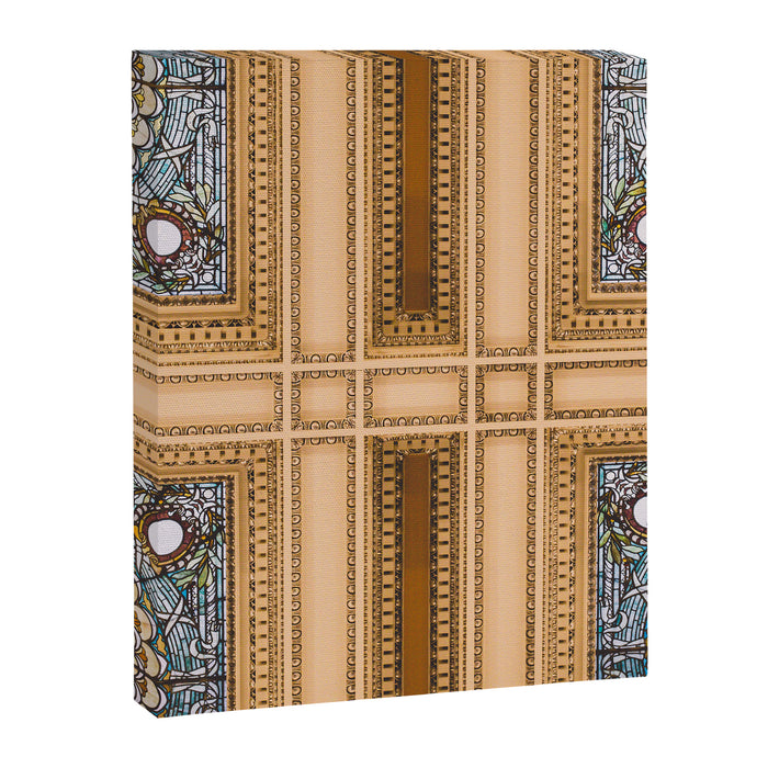 Teal x Gold X Washington DC architecture Canvas Print Gallery Image 1