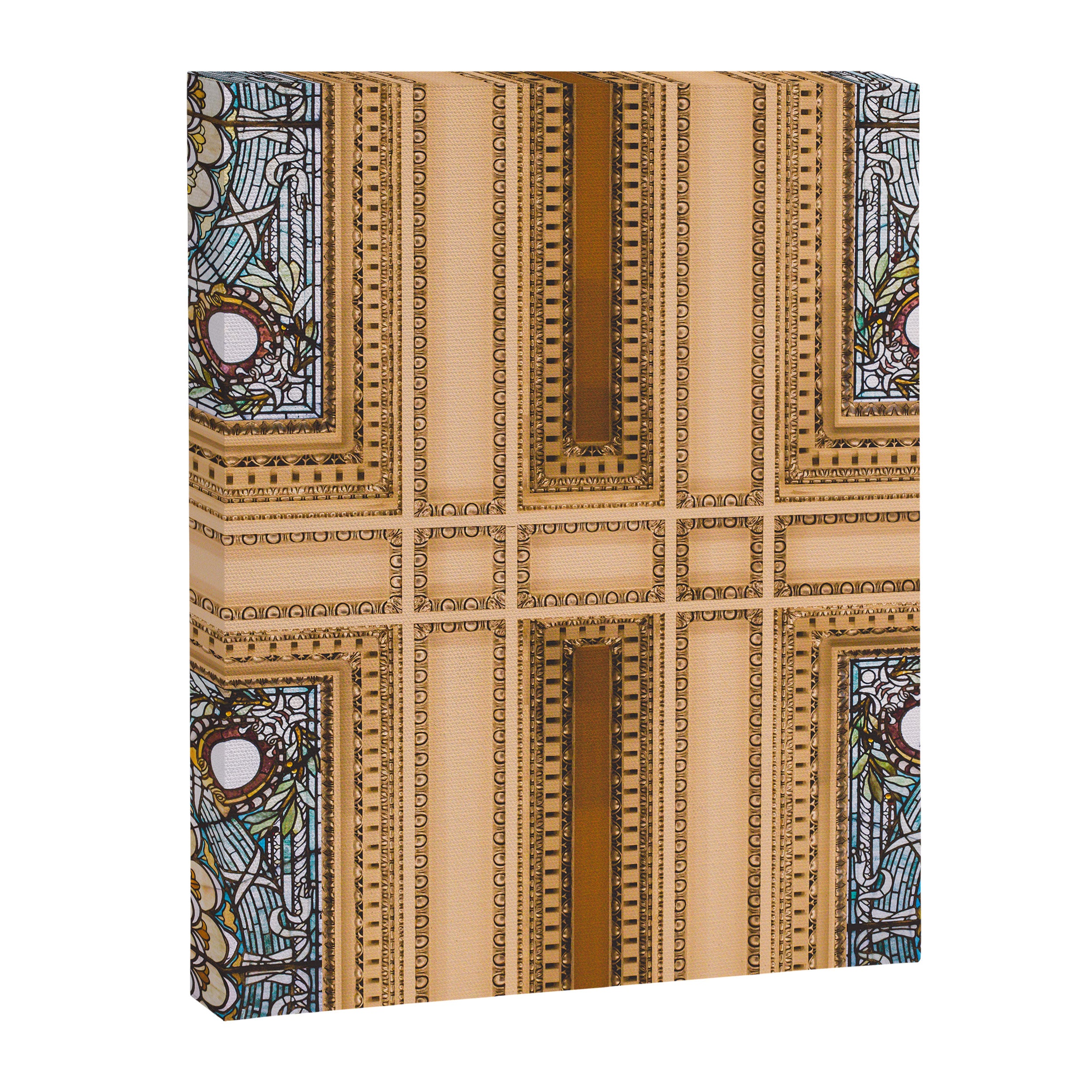 Teal x Gold X Washington DC architecture Canvas Print Gallery Image 6