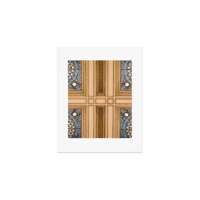 Teal x Gold X Washington DC architecture Art Print Gallery Image 1