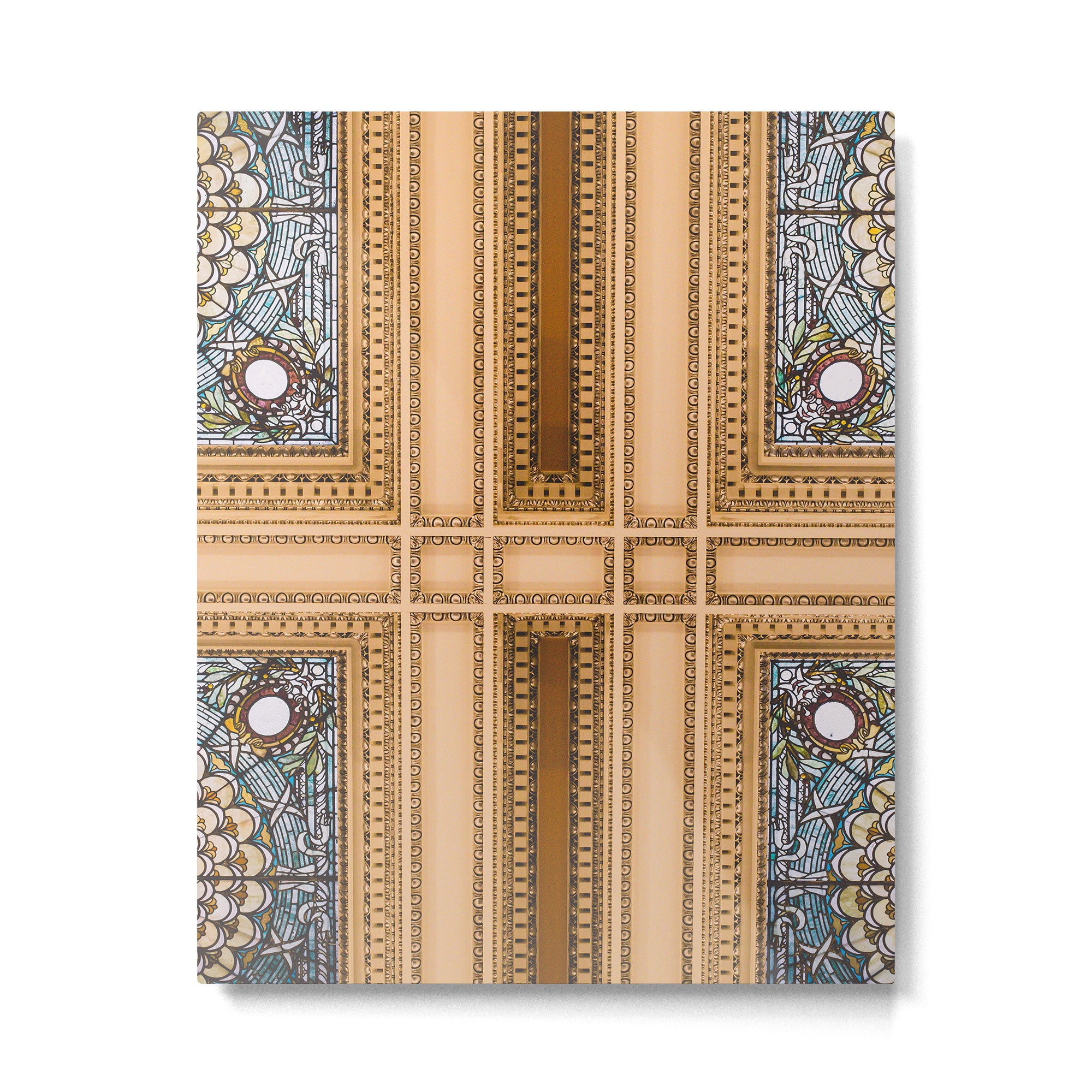 Teal x Gold X Washington DC architecture Metal Print Gallery Image 4