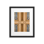 Teal x Gold X Washington DC architecture Framed Art Print Gallery Image 5
