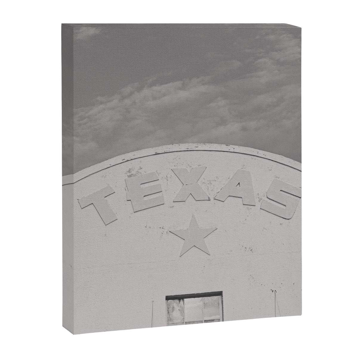 Texas Star x Marfa Black and White Photography Canvas Print Gallery Image 6
