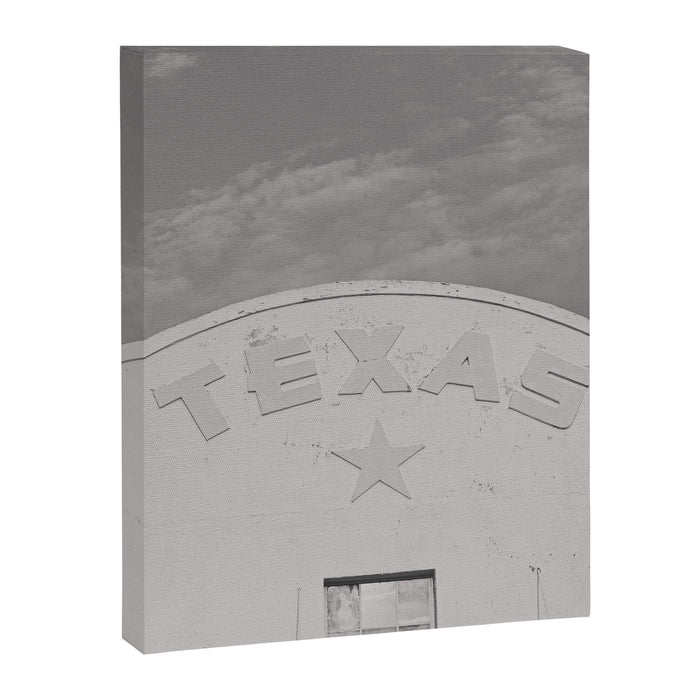 Texas Star x Marfa Black and White Photography Canvas Print Gallery Image 1