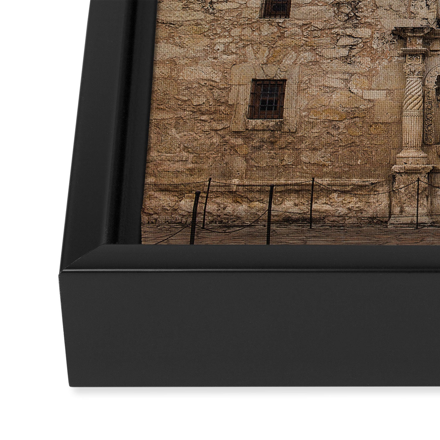 The Alamo Framed Canvas Print Gallery Image 3