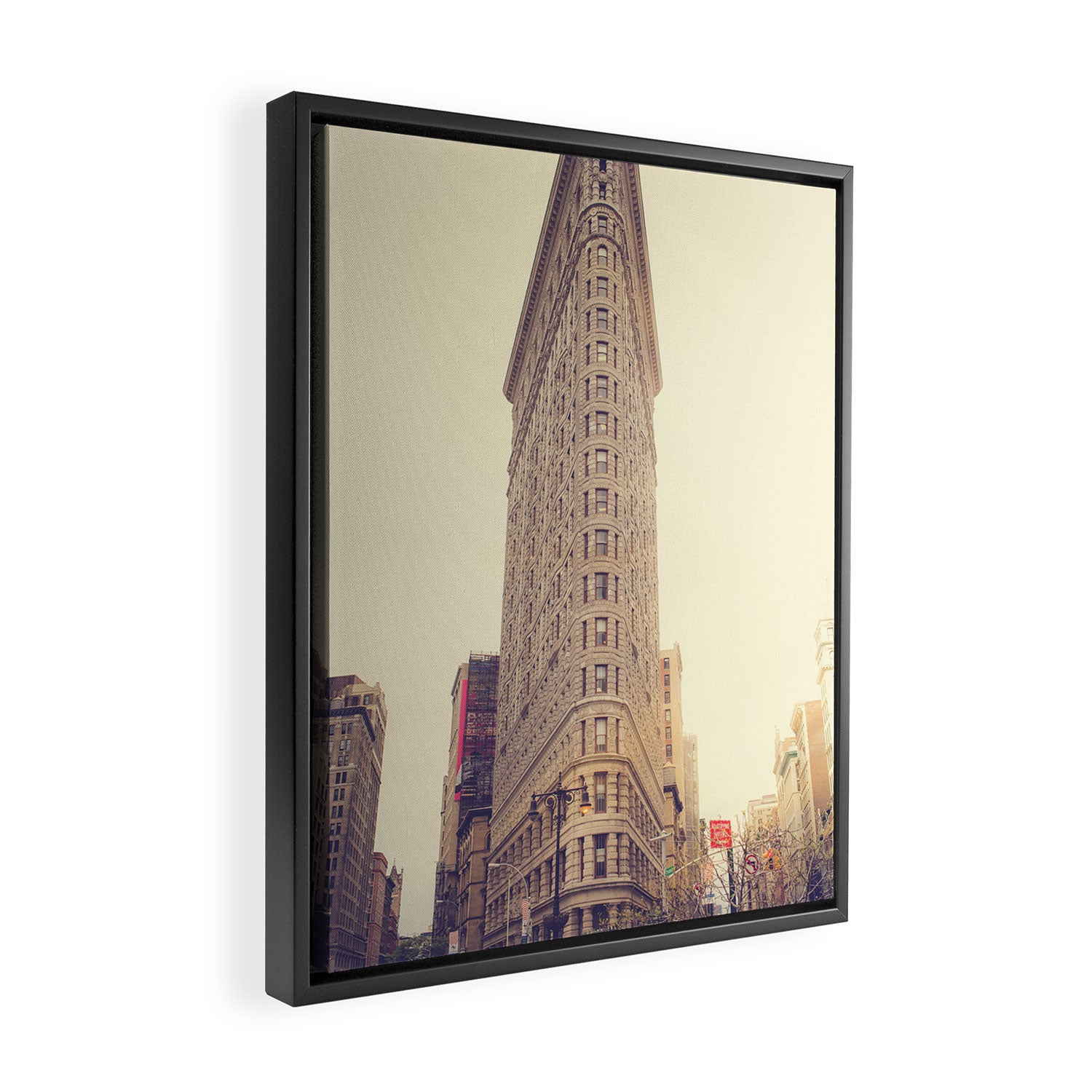 The Flatiron Framed Canvas Print Gallery Image 2