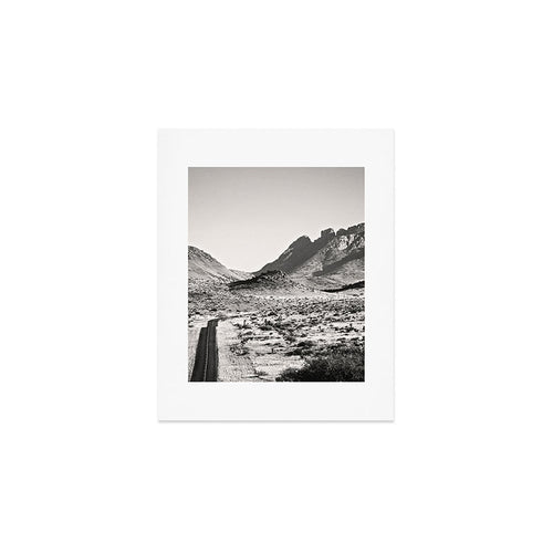 The Lost Highway Iii Black & White Art Print Gallery Image 1