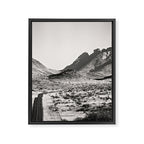 The Lost Highway III Black & White Framed Canvas Print Gallery Image 6