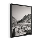 The Lost Highway III Black & White Framed Canvas Print Gallery Image 2