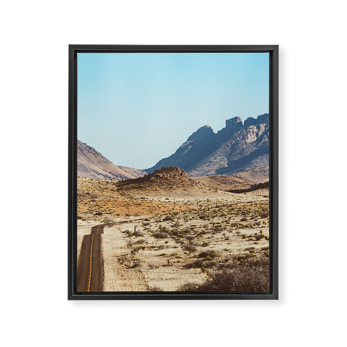 The Lost Highway III Framed Canvas Print Gallery Image 1