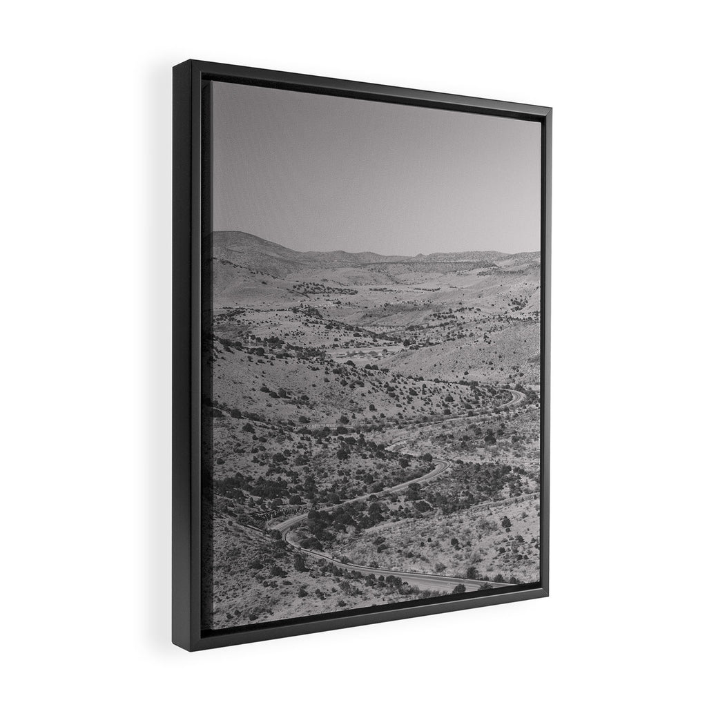 The Lost Highway IV Framed Canvas Print Gallery Image 2