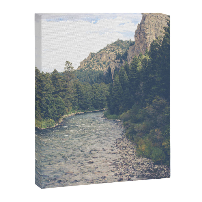 The Montana Collection - A River Runs Through It - Gallatin Canyon Canvas Print Gallery Image 1