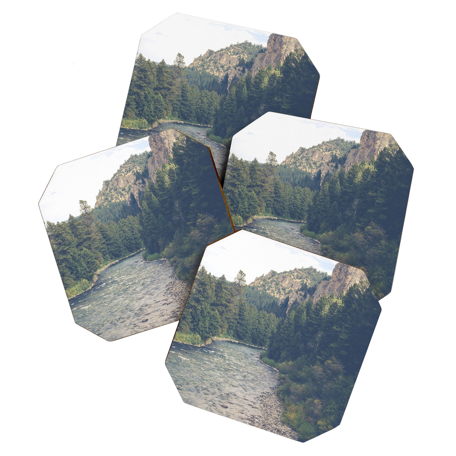 The Montana Collection - A River Runs Through It - Gallatin Canyon Coaster Gallery Image 1