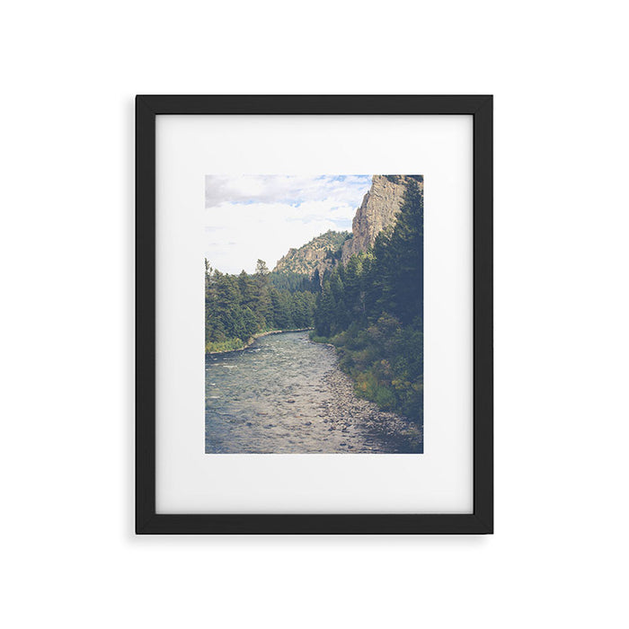 The Montana Collection - A River Runs Through It - Gallatin Canyon Framed Art Print Gallery Image 1