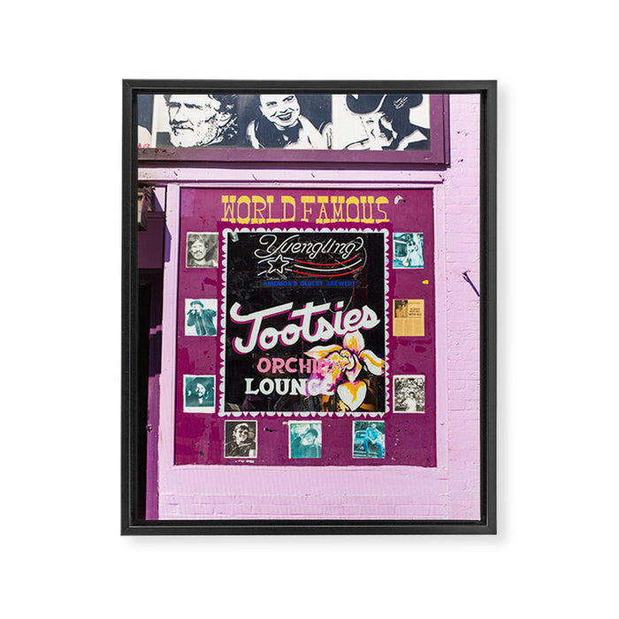 Tootsie's Orchid Lounge II Framed Canvas Print Gallery Image 1