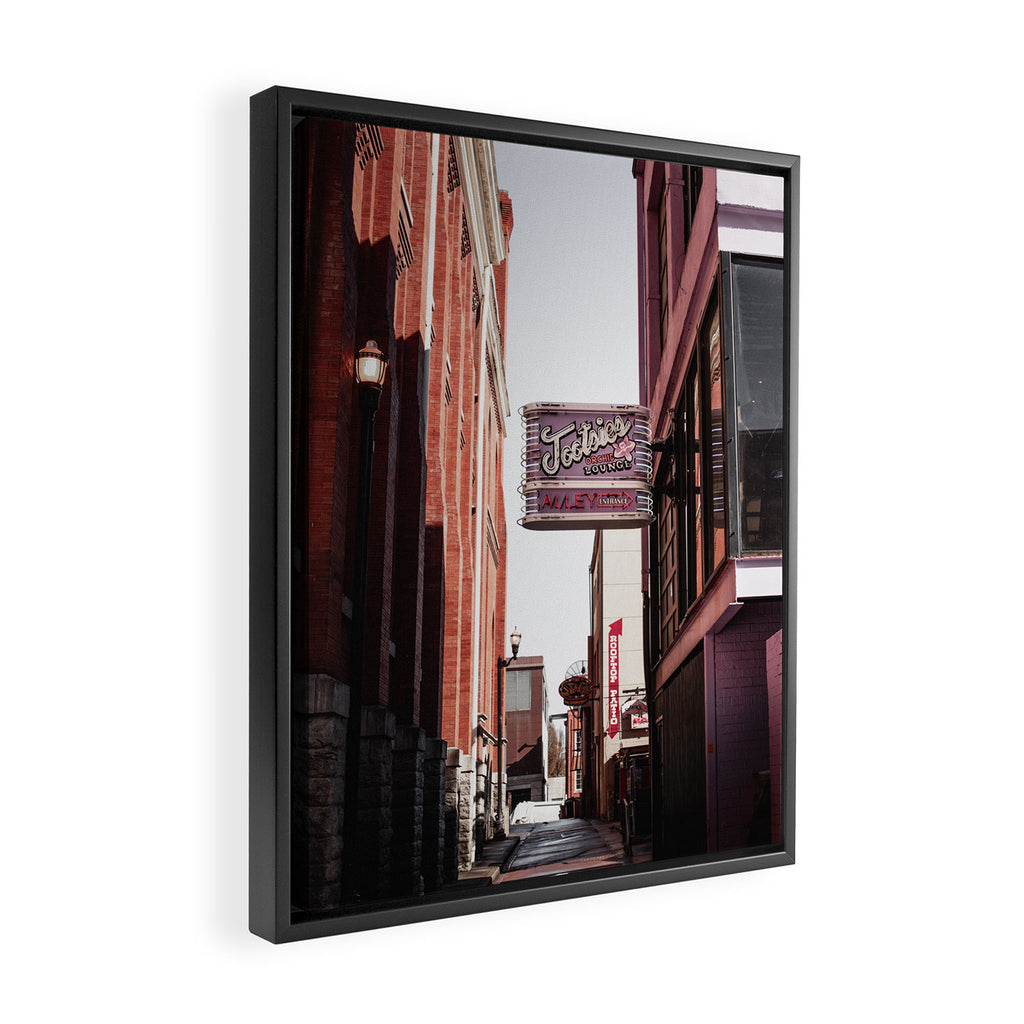 Tootsie's Orchid Lounge III Framed Canvas Print Gallery Image 2