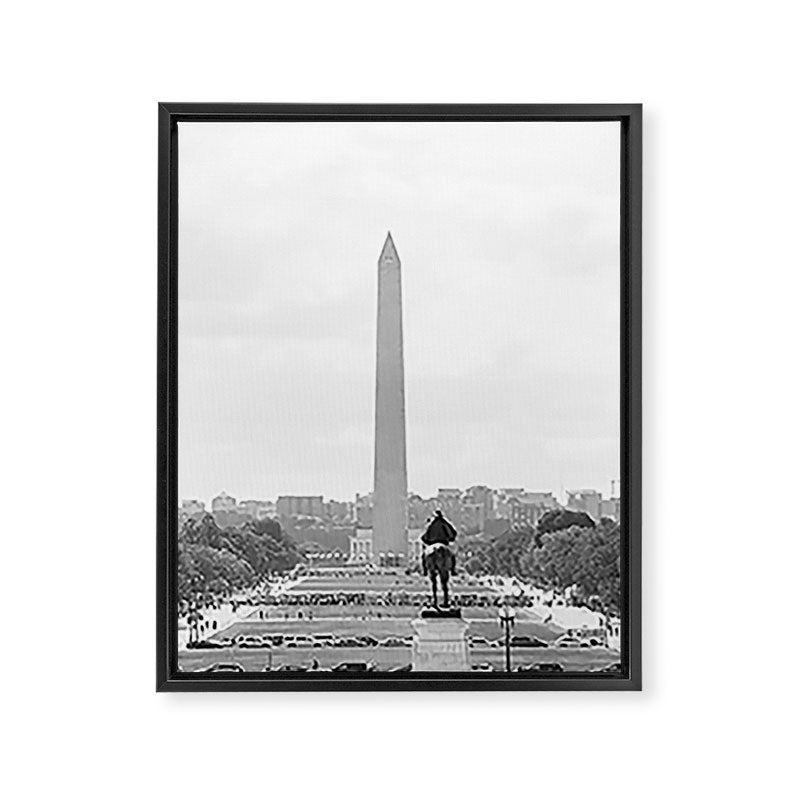 View from the National Mall x Washington DC Photography Framed Canvas Print Gallery Image 6