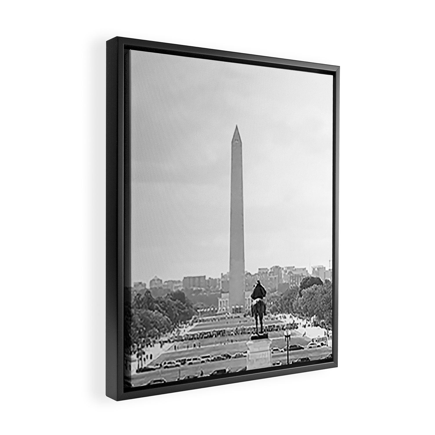 View from the National Mall x Washington DC Photography Framed Canvas Print Gallery Image 2