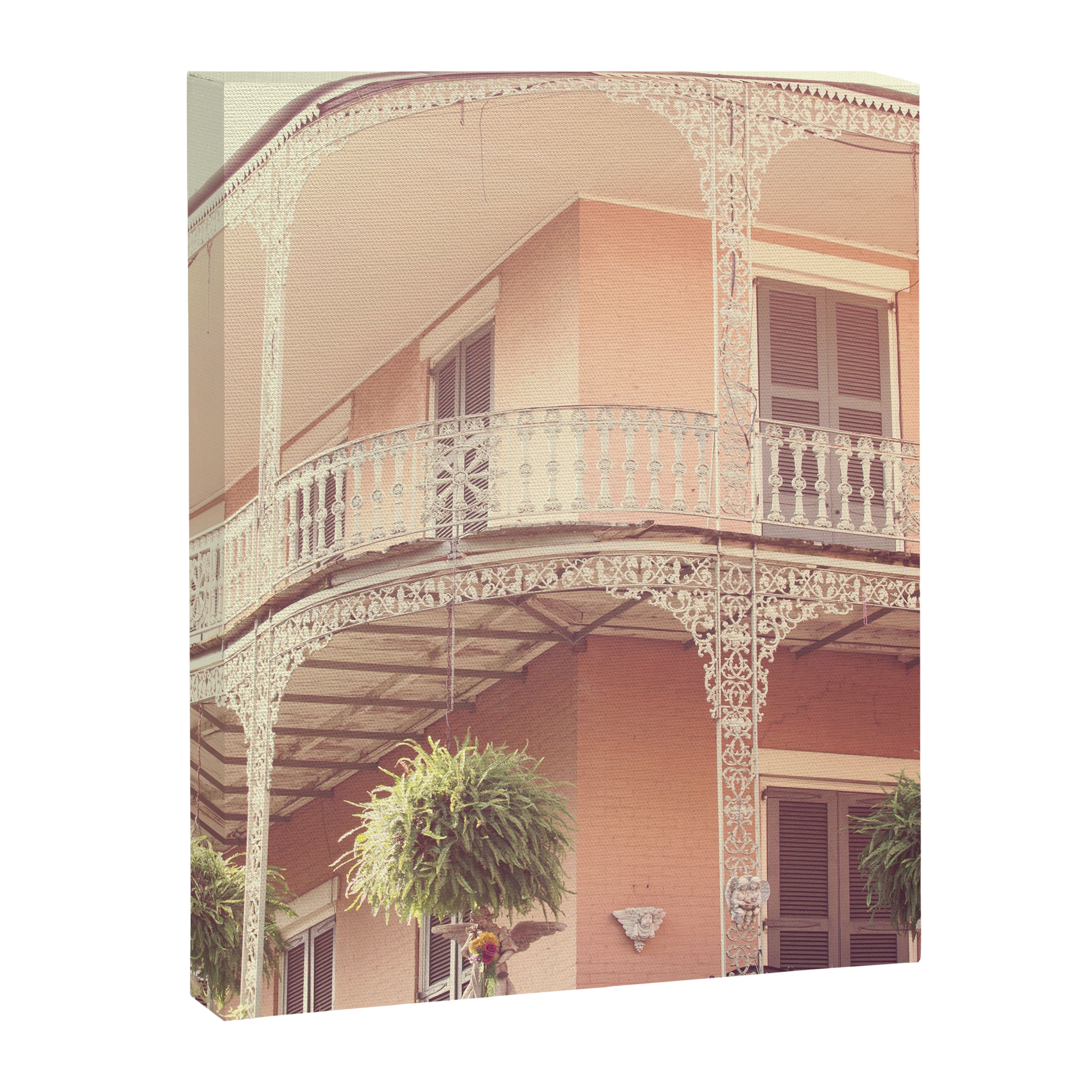 Vintage French Quarter Canvas Print Gallery Image 6