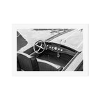 Vintage Glamour III x Black and white vintage boat coastal wall art Art Print Gallery Image 1