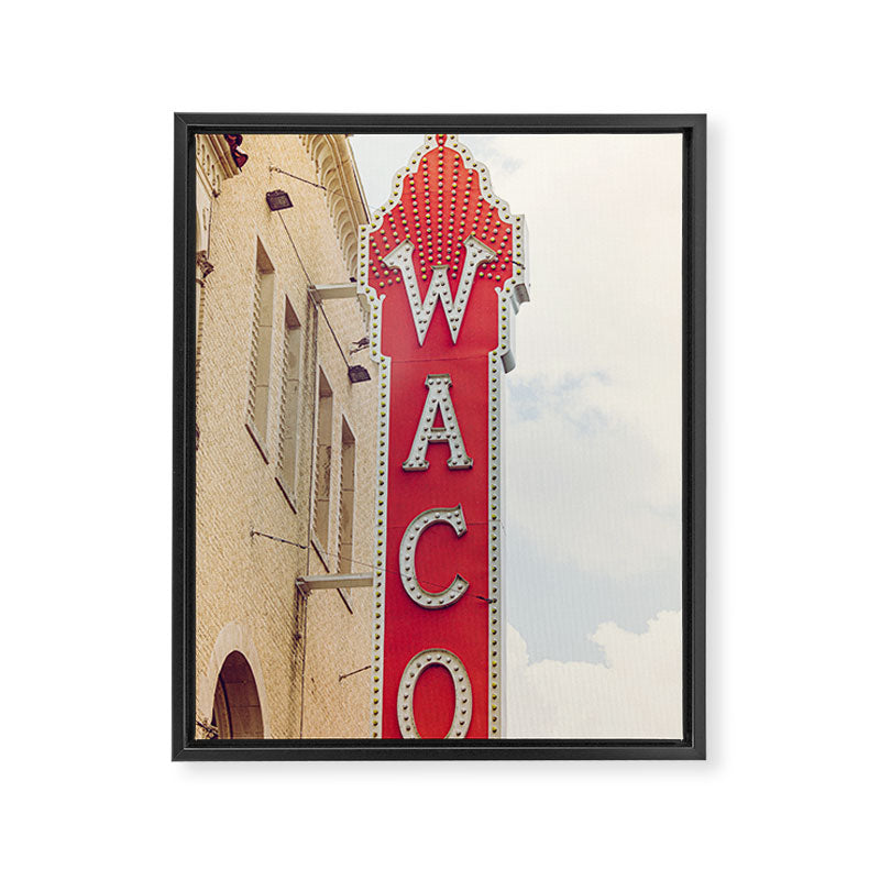 Waco Theater Waco Texas Framed Canvas Print Gallery Image 6