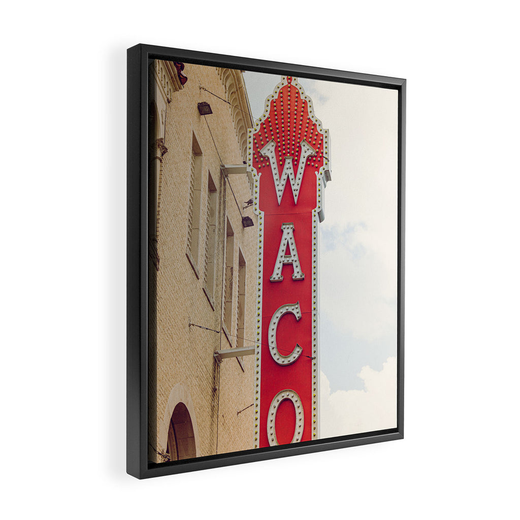 Waco Theater Waco Texas Framed Canvas Print Gallery Image 2