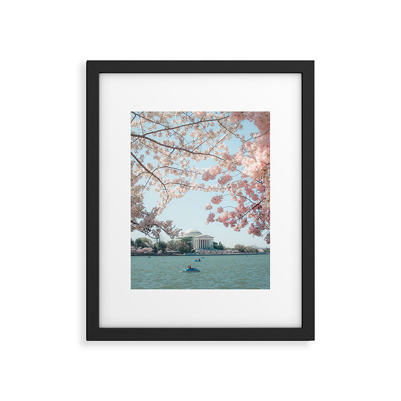 Washington DC Cherry Blossoms II Framed Art Print Gallery Image 5
