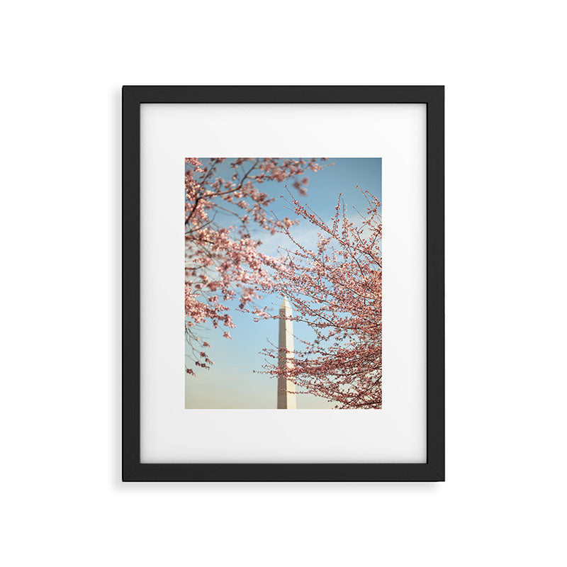 Washington DC Cherry Blossoms Framed Art Print Gallery Image 5