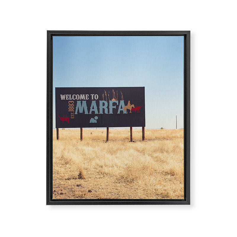 Welcome to Marfa Framed Canvas Print Gallery Image 6