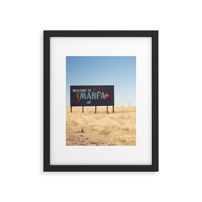 Welcome to Marfa Framed Art Print Gallery Image 1