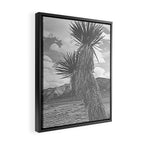 West Texas Black and White Landscape x Glass Mountains Framed Canvas Print Gallery Image 2
