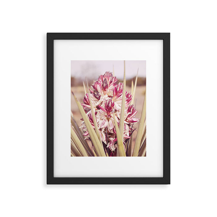 West Texas Landscape x Yucca Bloom Photography Framed Art Print Gallery Image 1