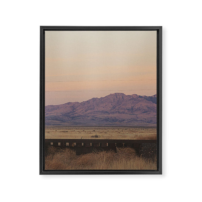 West Texas Sunset Framed Canvas Print Gallery Image 1