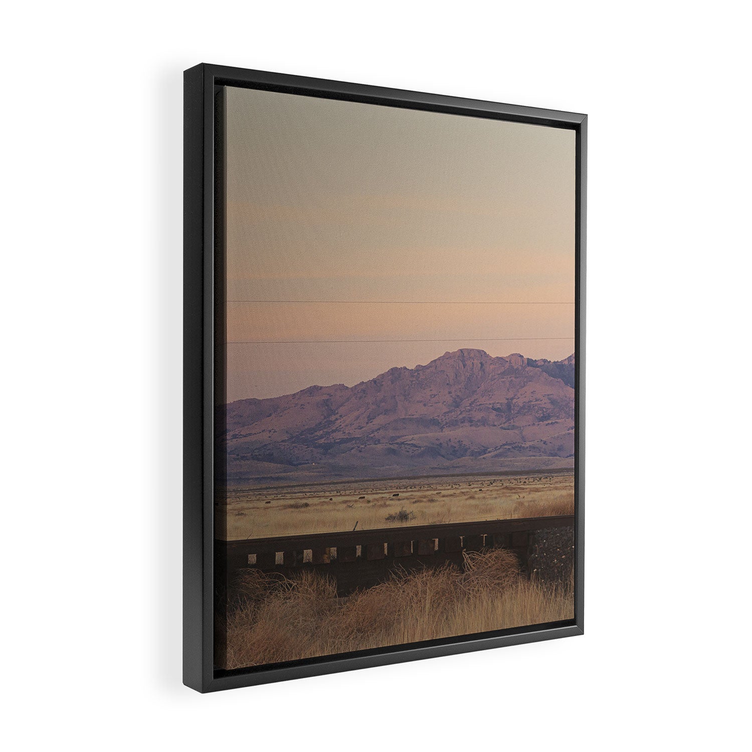 West Texas Sunset Framed Canvas Print Gallery Image 2