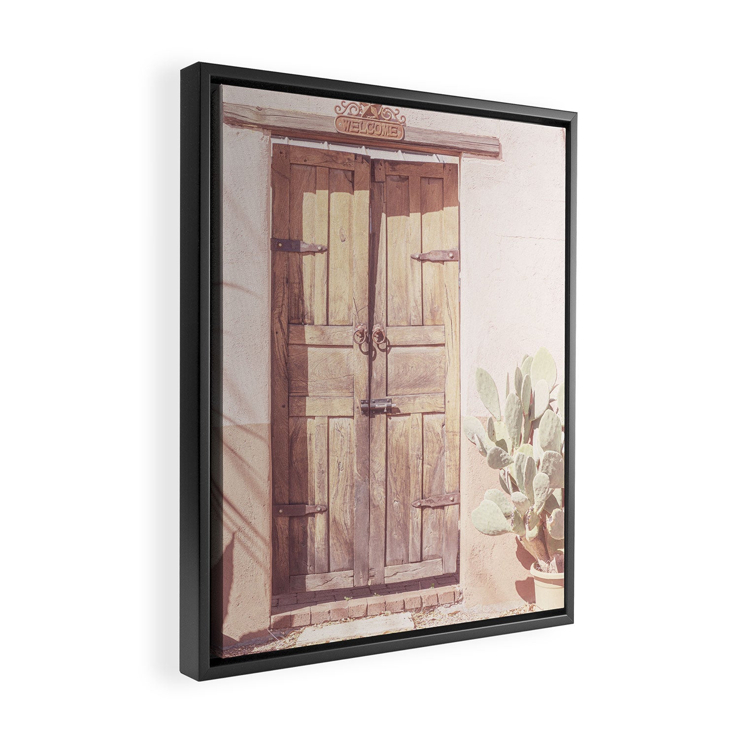 West Texas Welcome x West Texas Photography Framed Canvas Print Gallery Image 2
