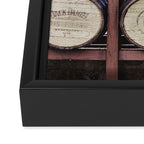 Whiskey Barrels x Bar Cart Decor Framed Canvas Print Gallery Image 3
