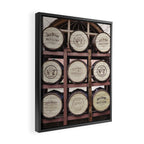 Whiskey Barrels x Bar Cart Decor Framed Canvas Print Gallery Image 2