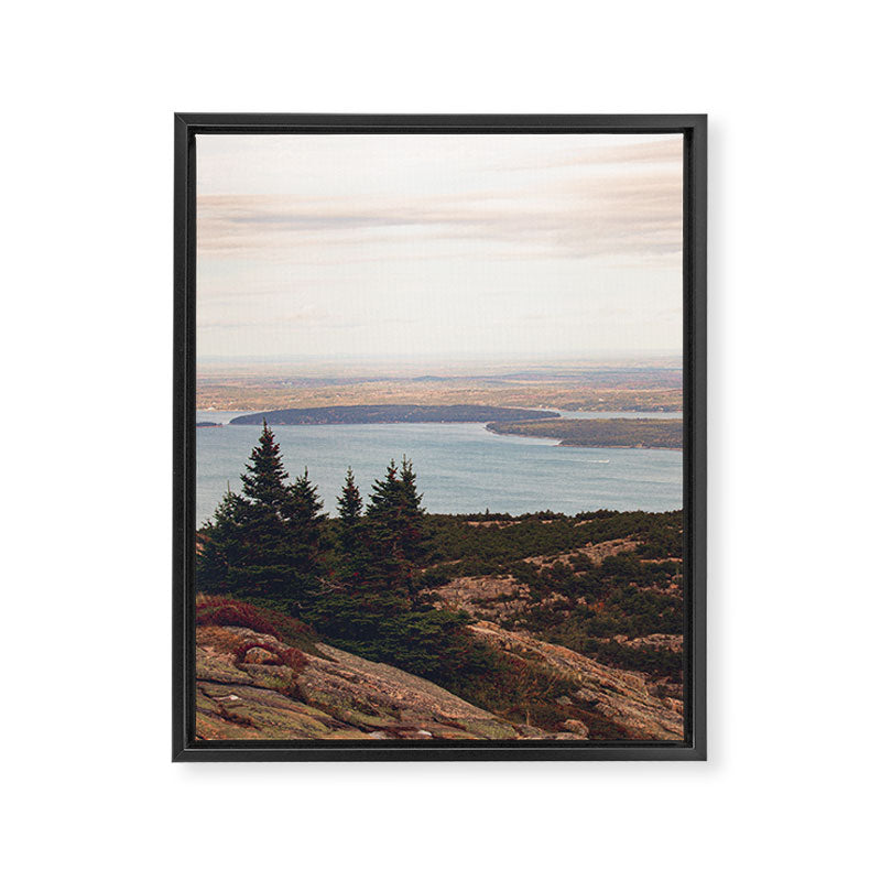 Wild and Free x Sunset over Acadia Framed Canvas Print Gallery Image 6