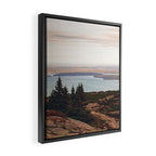 Wild and Free x Sunset over Acadia Framed Canvas Print Gallery Image 2