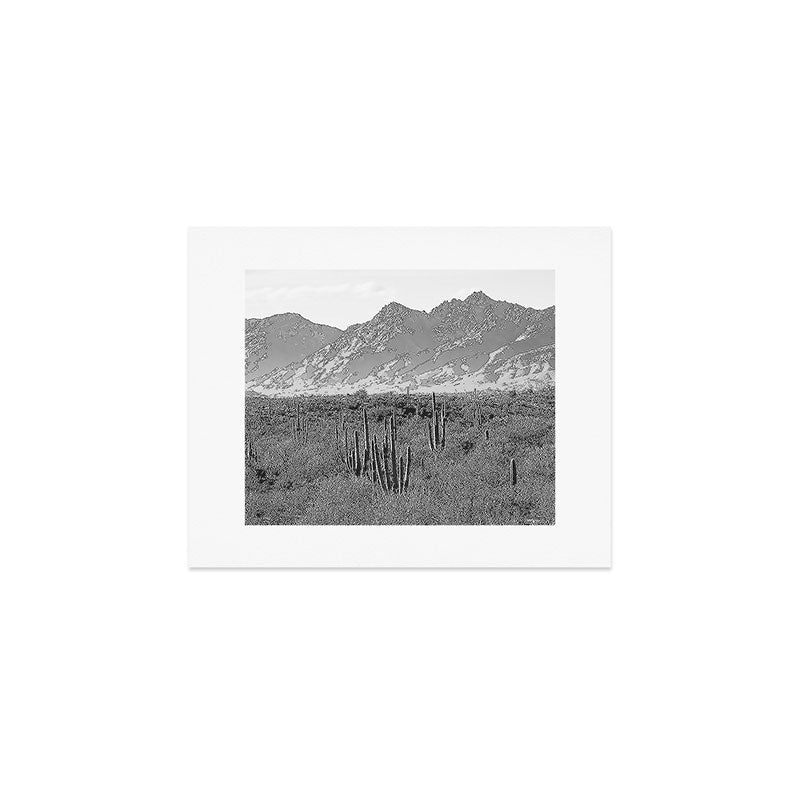 Wild West III - Tucson - Black & White version Art Print Gallery Image 1
