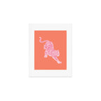 Year of the Tiger - Orange/Pink Art Print Gallery Image 1