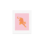 Year of the Tiger - Pink/Orange Art Print Gallery Image 1