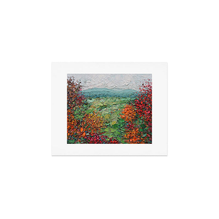 Autumnal Ridge Art Print Gallery Image 1