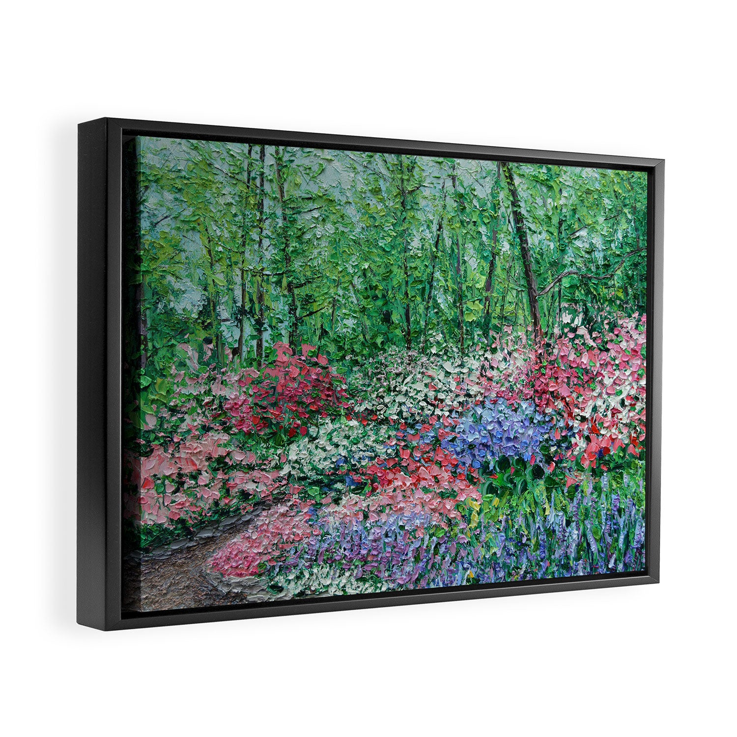 Azalea Walk Framed Canvas Print Gallery Image 2