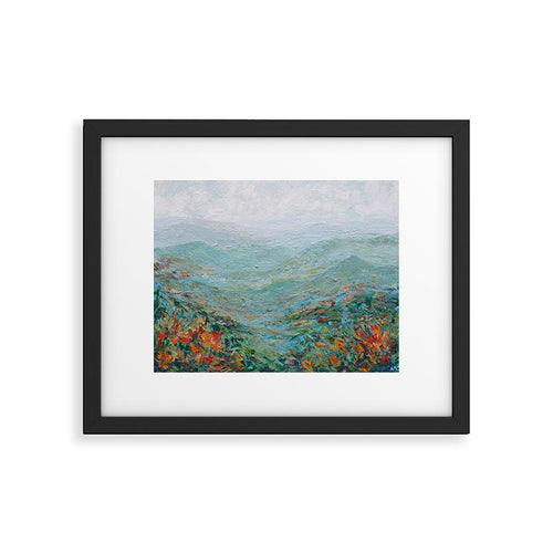 Blue Ridge October Framed Art Print