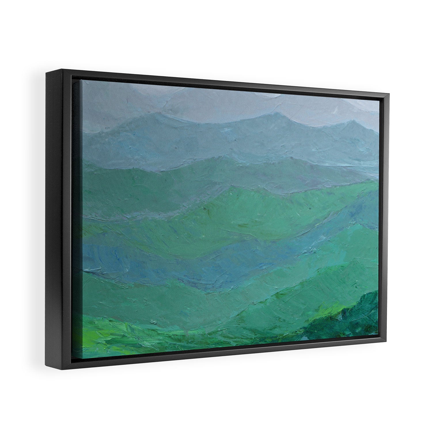 Blue Ridge Spring Framed Canvas Print Gallery Image 2